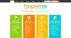 Desktop Screenshot of prescribehire.com